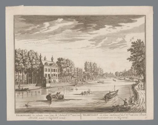 View of Vechtvliet on the Vecht