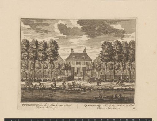 View of the Estate Queekhoven in Breukelen
