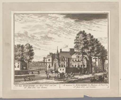 View of Nijenrode Castle near Breukelen
