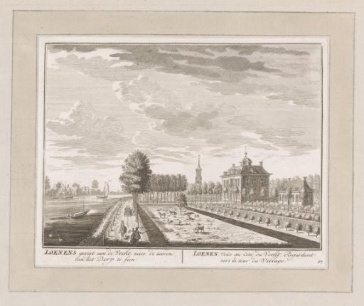 View of Loenen on the Vecht