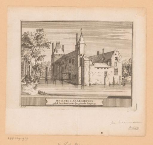 View of Huis Ter Meer at Maarssen