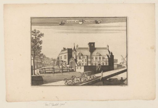 View of Nijenrode Castle near Breukelen