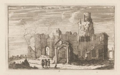 View of the Ruins of Nijenrode Castle, Destroyed by the French in 1672