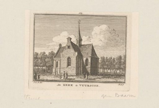 View of the church of Vuursche, Baarn