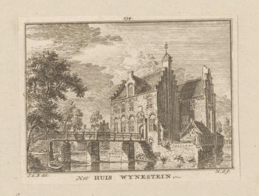 View of Wijnestein Castle near Jutphaas