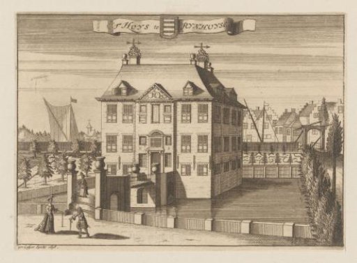 View of Rijnhuizen Castle in Nieuwegein