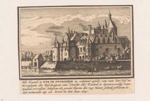 View of Castle Duurstede in Wijk bij Duurstede