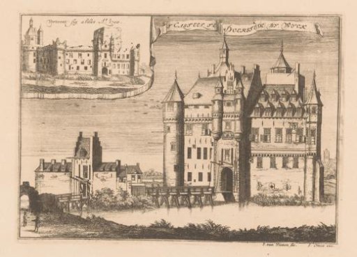 View of Castle Duurstede in Wijk bij Duurstede