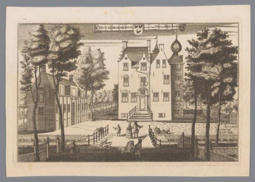 View of Castle Groenewoude in Woudenberg