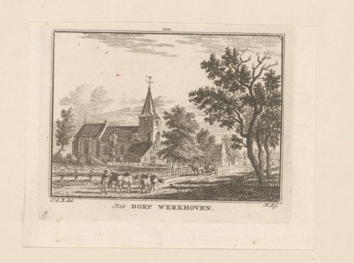 View of the village of Werkhoven