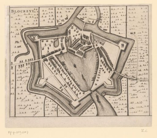 Fortress plan of Blokzijl