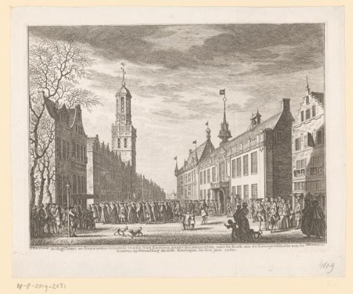 The Magistrate of Kampen on Their Way to the Sermon, 1760