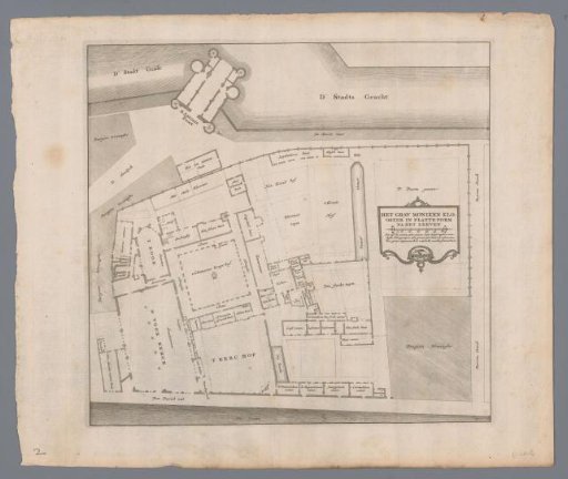Plan of the Franciscan Monastery in Amsterdam