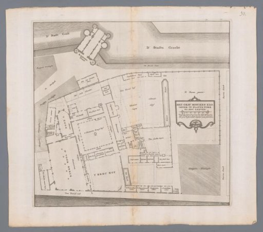 Plan of the Franciscan Monastery in Amsterdam