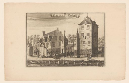 View of the knightly estate Vuijlcop or Vuilkoop in Schalkwijk