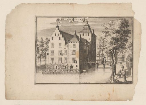 View of Castle Den Ham in Vleuten
