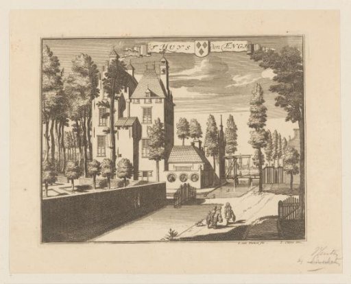 View of Castle Den Engh near Vleuten