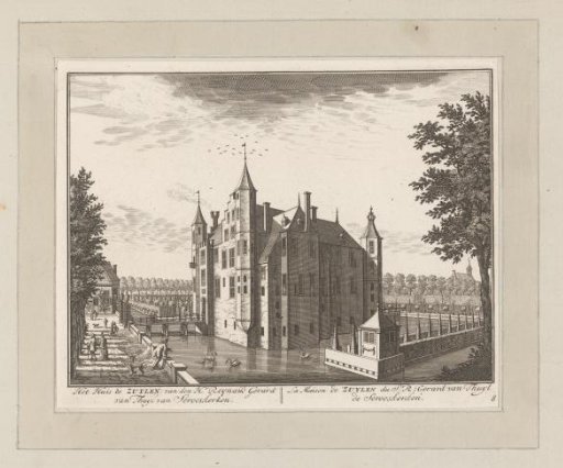 View of Zuilen Castle in Zuylen near Utrecht