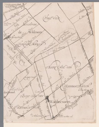 Map of the Hoogheemraadschap of Schieland, with Waddinxveen and Moerkapelle