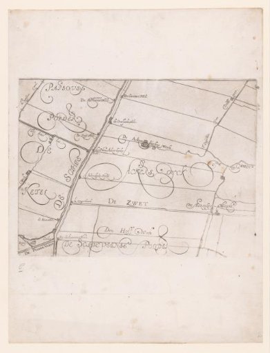 Map of the Hoogheemraadschap of Schieland, with De Zweth
