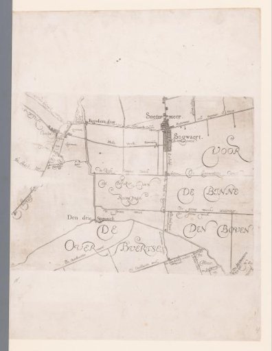 Map of the Hoogheemraadschap of Schieland, with Zoetermeer and Seghwaert