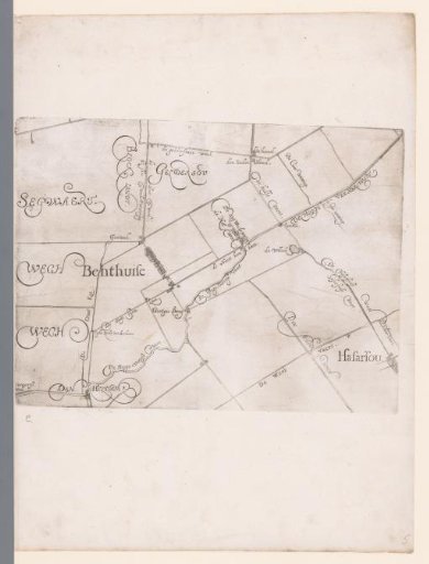 Map of the Hoogheemraadschap of Schieland, with Benthuizen and Hazerswoude