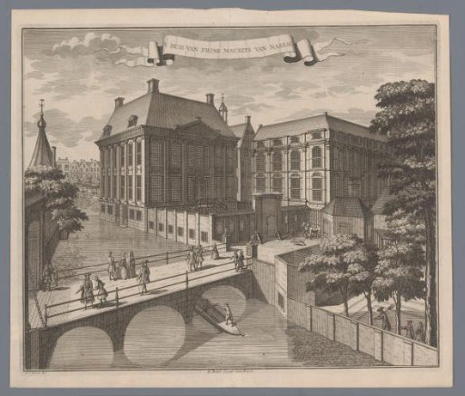 View of the Mauritshuis in The Hague