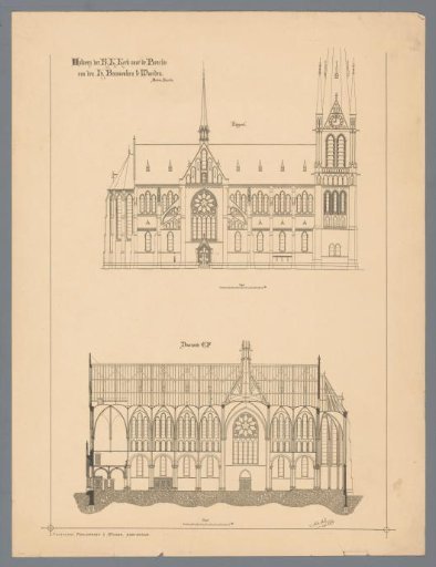 Design of the Sint-Bonaventurakerk in Woerden