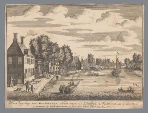 View of the courthouse and inn Het Zwarte Varken