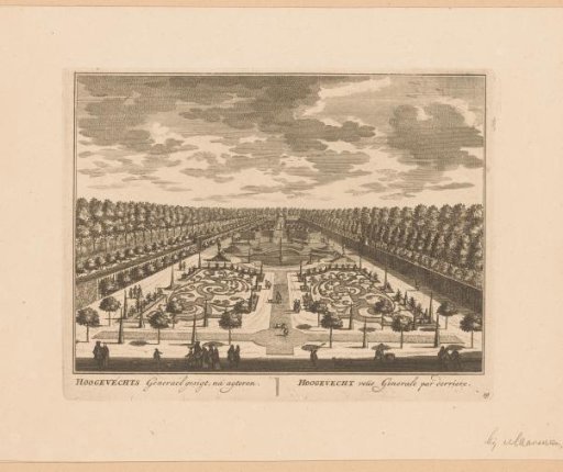 View of the garden of estate Hoogevecht