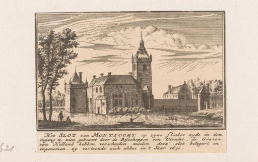 View of the castle at Montfoort