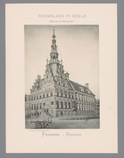 View of the Town Hall of Franeker