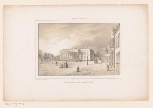 View of the Palace of Justice in Leeuwarden