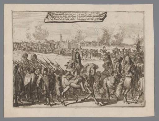 Arrival of Prince William III in Utrecht in April 1674