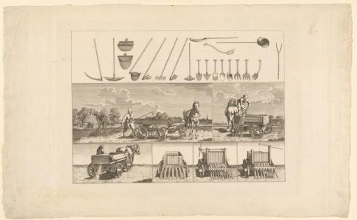 Seven Scenes Relating to Agriculture, Possibly Manuring the Land