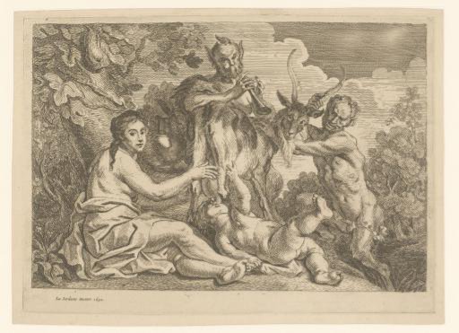 Jupiter Fed by the Goat Amalthea