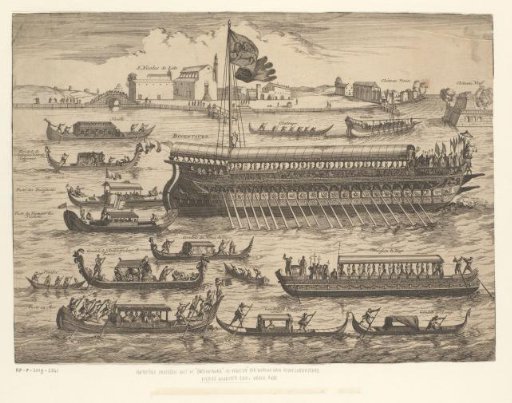 The Bucentaur Surrounded by Fourteen Gondolas on Ascension Day in Venice