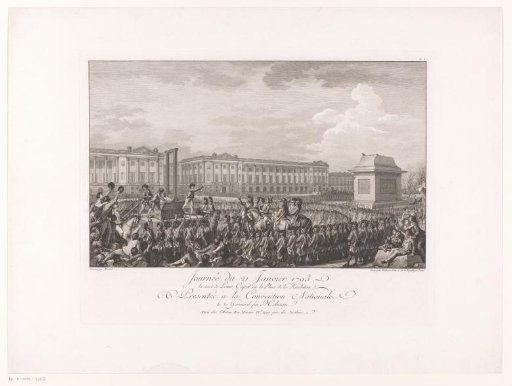 Execution of Louis XVI on the Place de la Révolution in Paris