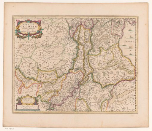 Map of Gelderland