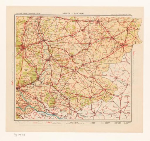 Map of the area around Zutphen and Lochem