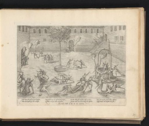 Raid on a monastery in Nîmes