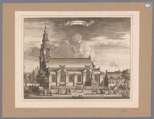 View of the Zuiderkerk in Amsterdam