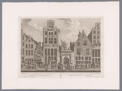 View of the Rasphuis in Amsterdam