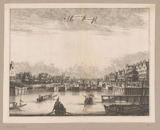 View of the Amstel Locks and Hogesluis in Amsterdam