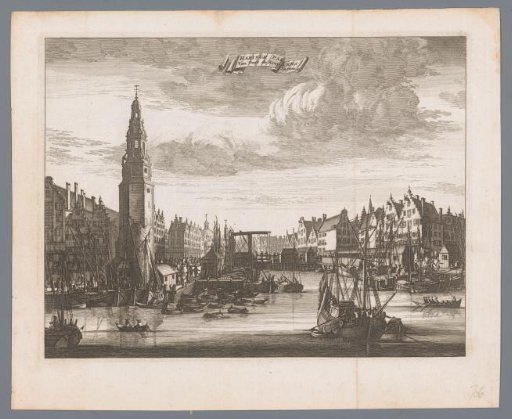 View of the Haringpakkerstoren in Amsterdam