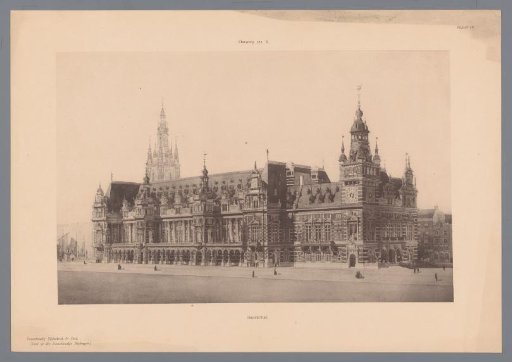 Design for a New Exchange Building in Amsterdam: Perspective Drawing of Design 172