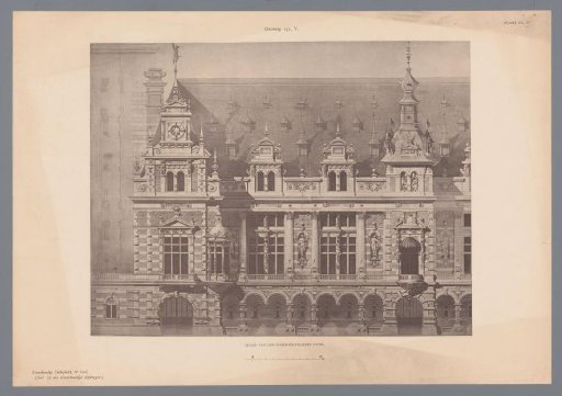 Design for a New Exchange Building in Amsterdam: Facade Detail of Design 172
