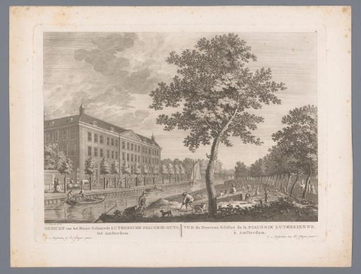 View of the Lutheran Deacon's House in Amsterdam