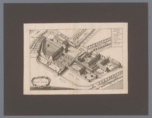 Bird's-Eye View of the Binnengasthuis in Amsterdam