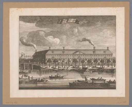View of the Diaconie Oude Vrouwenhuis in Amsterdam